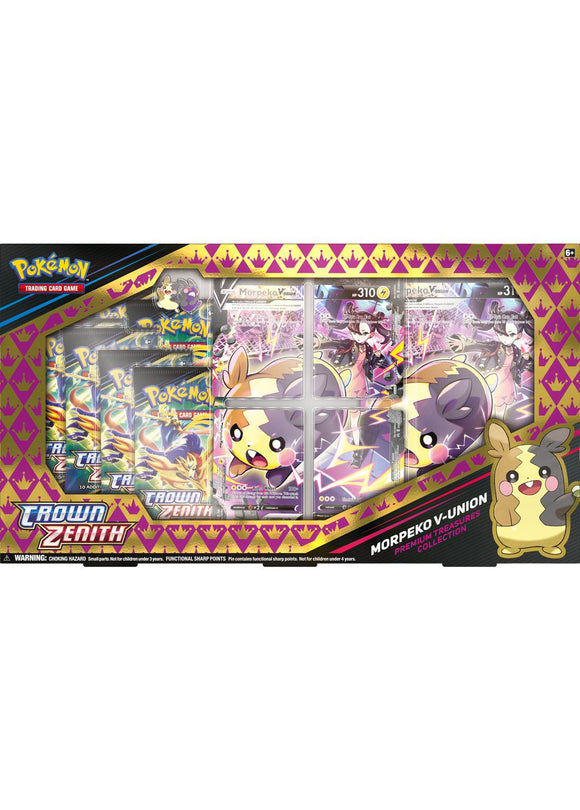 Pokémon TCG Crown Zenith Premium Treasures Collection - Morpeko V-UNION