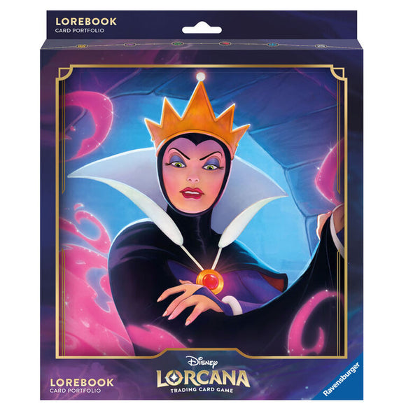 Disney Lorcana The First Chapter Lorebook Card Portfolio - Evil Queen