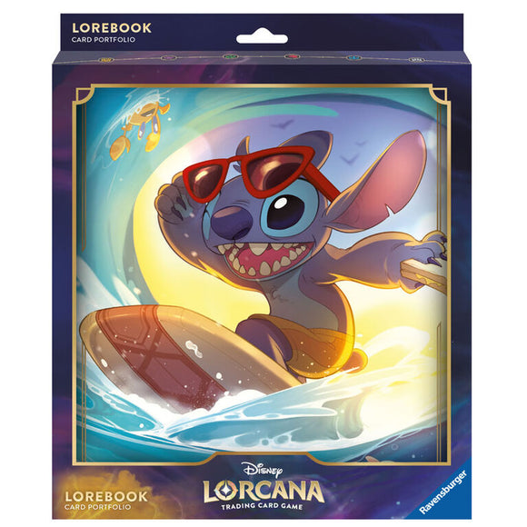 Disney Lorcana The First Chapter Lorebook Card Portfolio - Stitch