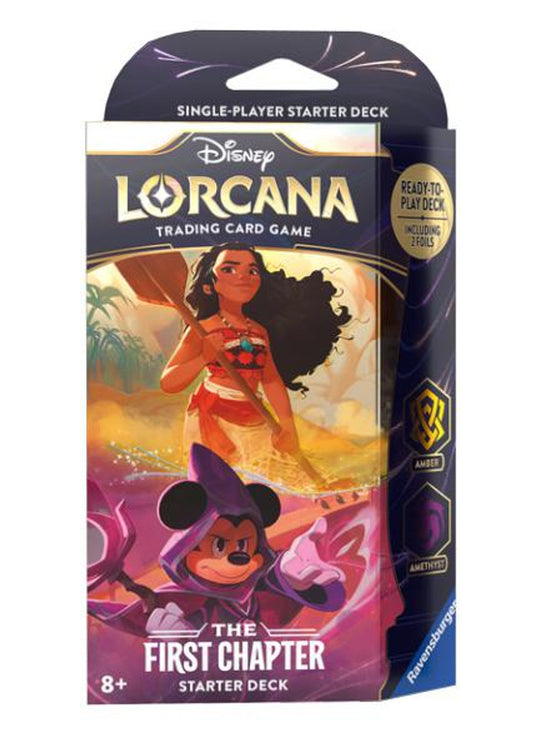Disney Lorcana The First Chapter Starter Deck-Amber & Amethyst