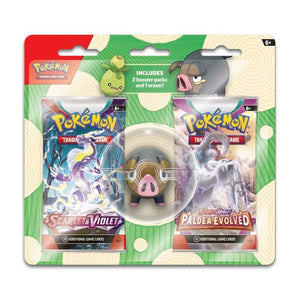 Pokémon TCG: 2 Booster Packs & Lechonk Eraser