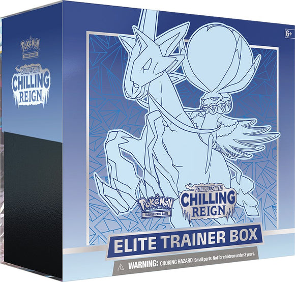 Pokemon Chilling Reign Elite Trainer Box Ice Rider