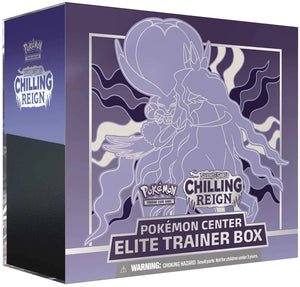 Pokemon Chilling Reign Elite Trainer Box Shadow Rider Calyrex