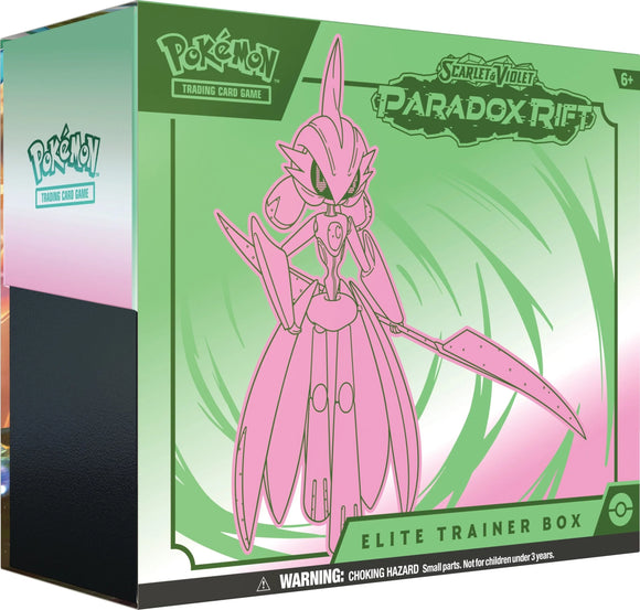 Pre-Order: Pokemon TCG Scarlet & Violet-Paradox Rift Elite Trainer Box - Iron Valiant