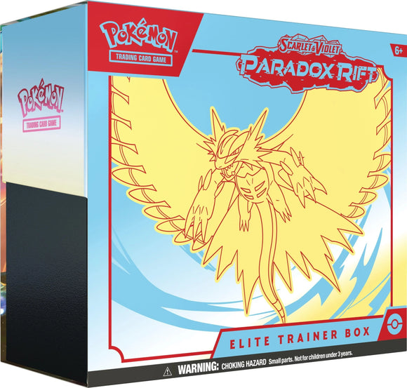 Pokemon TCG Scarlet & Violet-Paradox Rift Elite Trainer Box - Roaring Moon