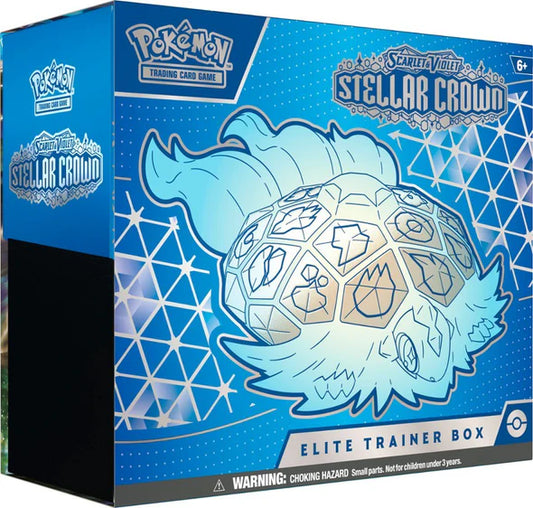 Pre-order: Pokemon TCG - Scarlet Violet - Stellar Crown - Elite Trainer Box
