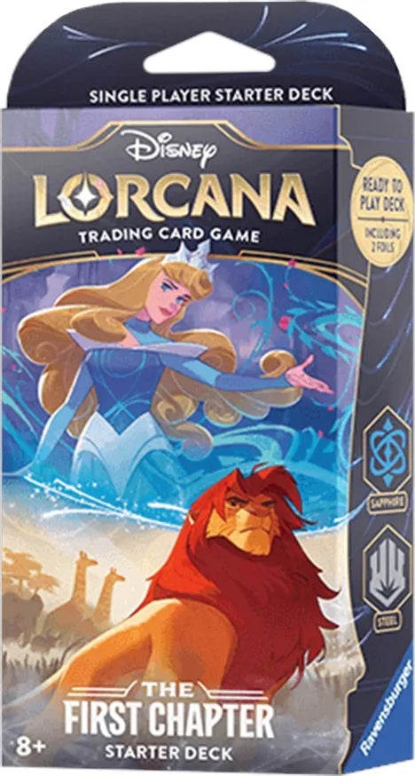 Disney Lorcana The First Chapter Starter Deck-Sapphire & Steel
