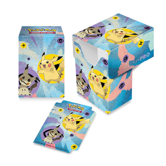 Ultra Pro Deck Box 80+ Pokemon Pikachu and Mimikyu